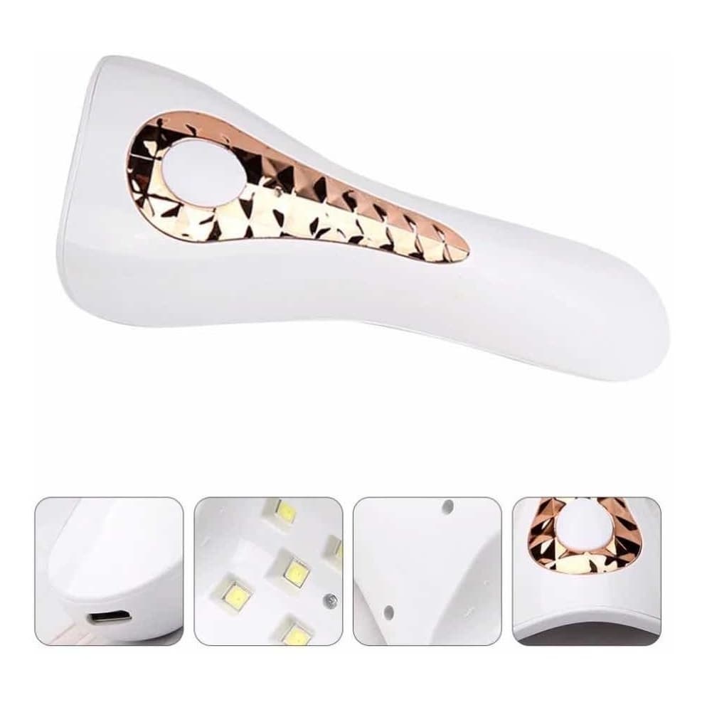 Mini Cabine Lanterna Portátil Led Uv Secagem Gel Sem Fio