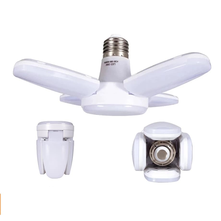 Lâmpada Led  Pétala 28w Design Ventilador Decorativa Moderna