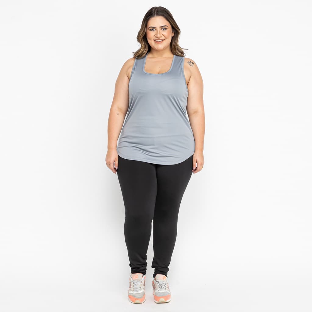 Regata Feminina Plus Size Dry Fit Tamanhos Especiais
