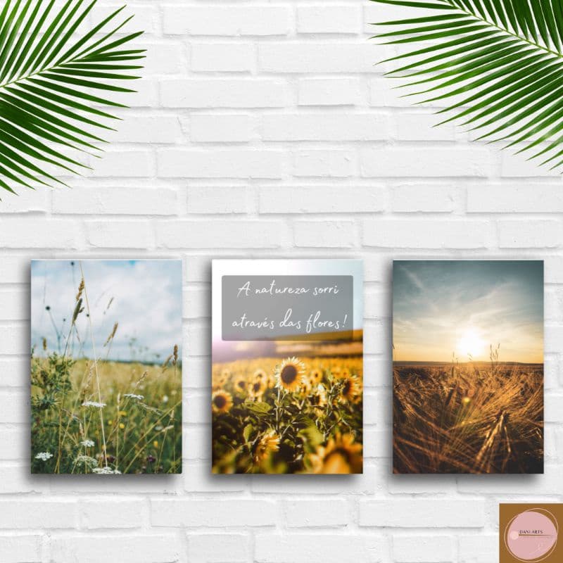 Quadro decorativo Natureza | mdf |decoração