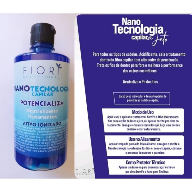 nanotecnologia capilar a jato  500ml