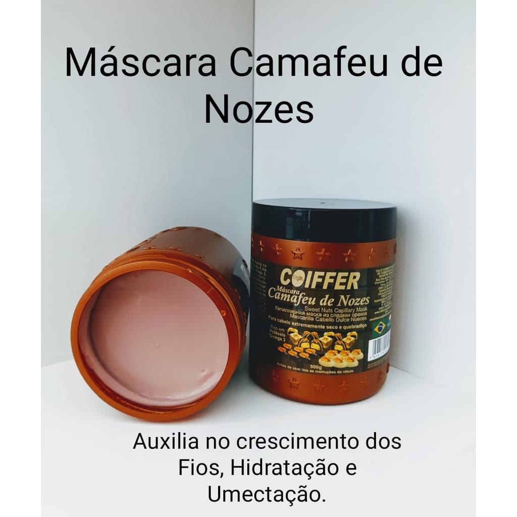 MÁSCARA CAMAFEU PARA CABELOS EXTREMAMENTE SECO E QUEBRADIÇO 500G.
