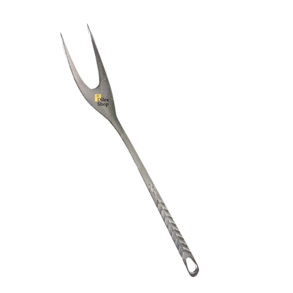 Garfo Tridente Talher Para Churrasco  Alumínio Fundido 31cm
