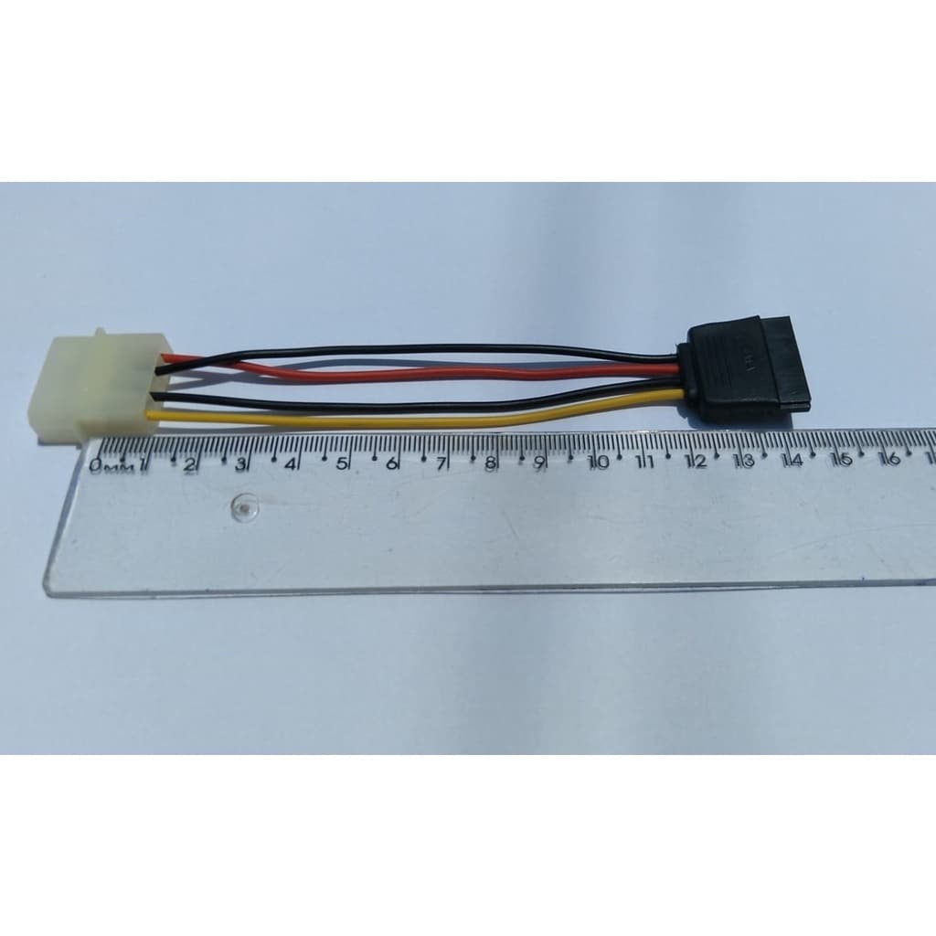 Cabo Adaptador Alimentação Sata De Força Energia Hd Ssd, Dvd Kit C/ 2 unidades