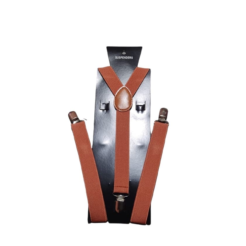 Suspensório Terracota Adulto Suspender Juvenil Ajustável