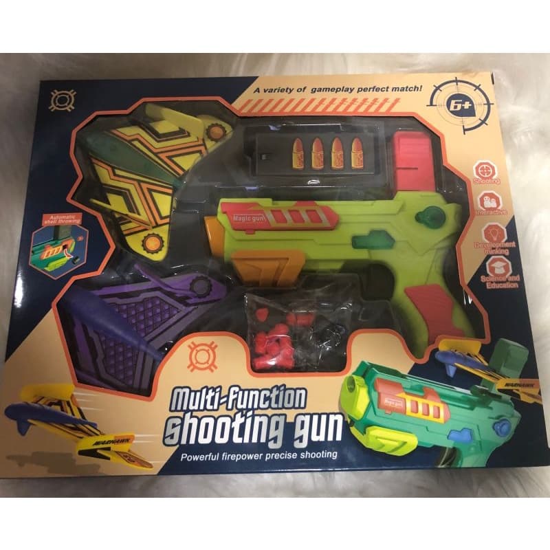 Brinquedo Lançador Gun Infantil Multifuncional