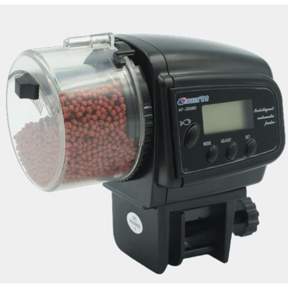 Alimentador Automático De Peixes Aquário 4 Vezes/dia Dosador Comida + Manual
