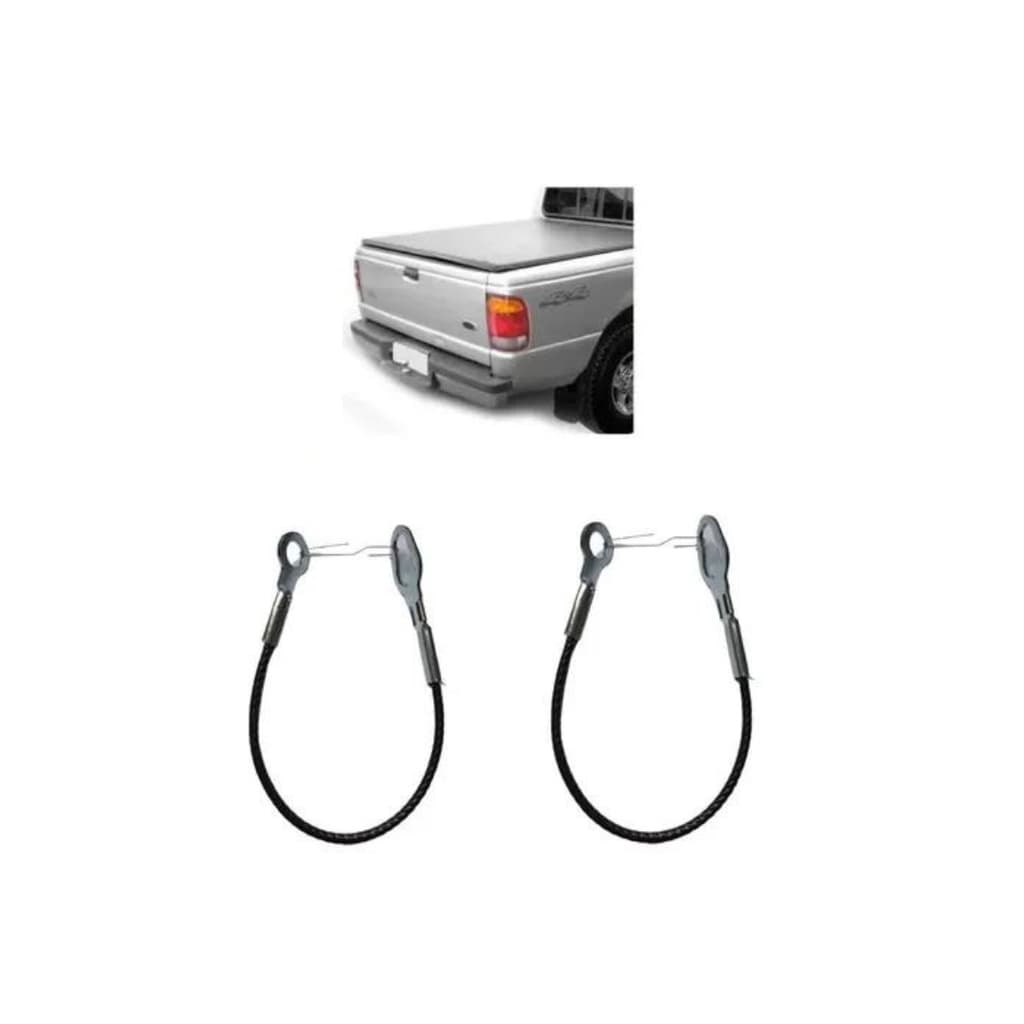 Par Cabo de Aço Da Tampa Traseira Ford Ranger 1995-2013