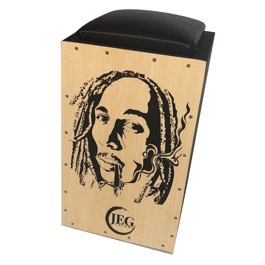 Cajon Inclinado JEG Acústico com assento acolchoado