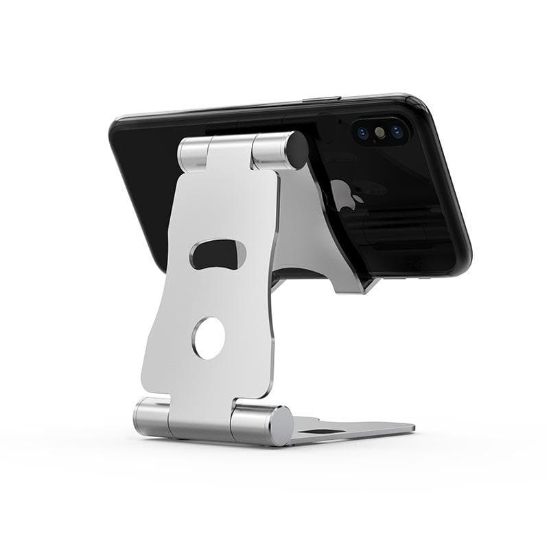 Suporte Metal Dobrável Rotativo Portátil 270 grau Para Celular Tablet iPad Ate 8Polegadas