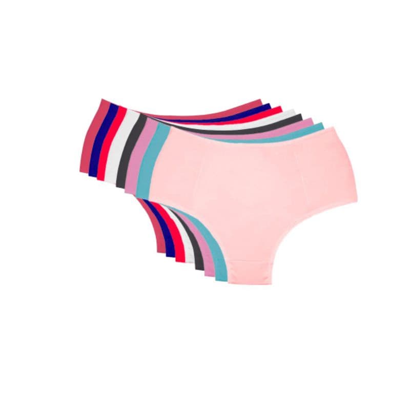 Promoção! Kit 6 Calcinhas Plus Size Cós Alto Revenda
