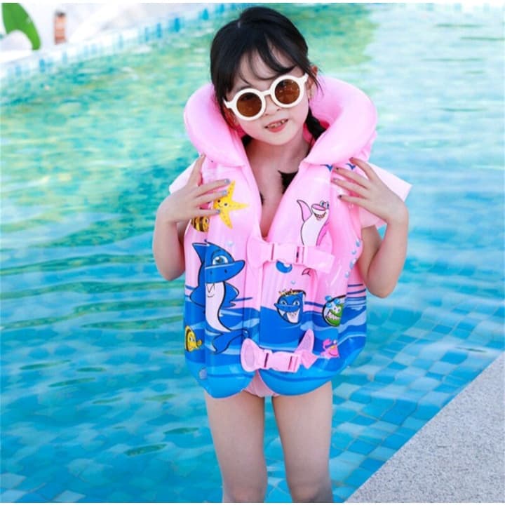 Colete Boia Inflável Infantil Piscina Praia Lago Flutuador Salva Vidas Ideal Criança e Bebê 10 a 50 kg Excelente Qualidade Envio Imediato