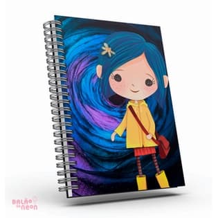 Diário de Leitura Coraline - Coraline o mundo sombrio - Planner Literário - Caderno de Leitura