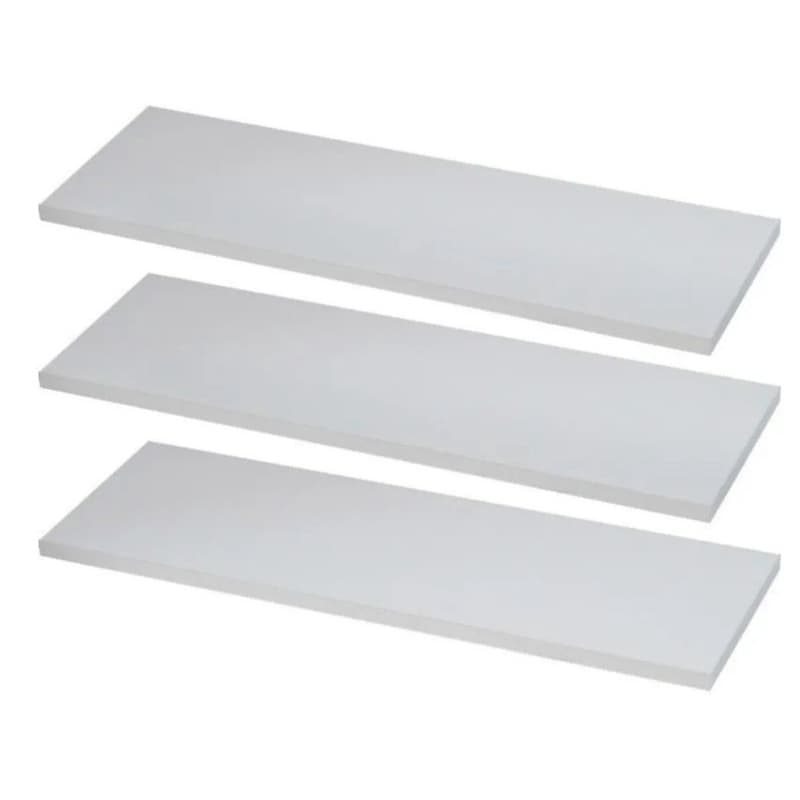 kit 3 prateleira 50x30 na cor branca fosco 100%MDF