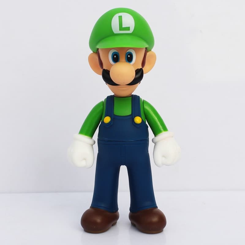 Boneco Luigi Super Mario  13 cm Pronta Entrega Brasil