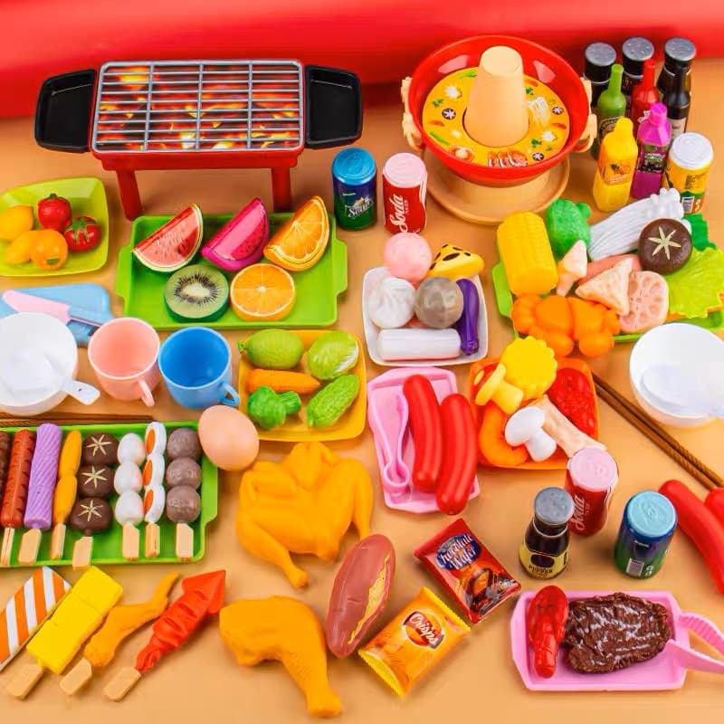Brinquedo Simulação Infantil De Comida Simulação De Casa De Jogo
