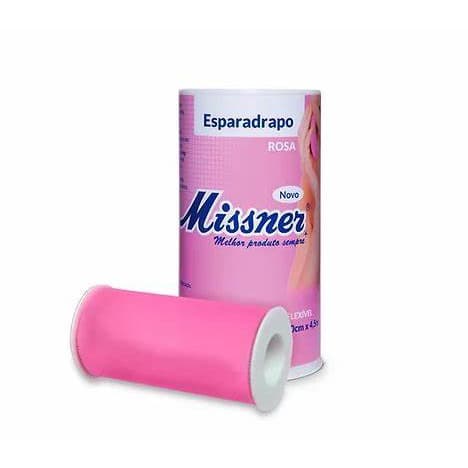 Esparadrapo Rosa Impermeável Extra Flexível 10cm x 4,5m Missner