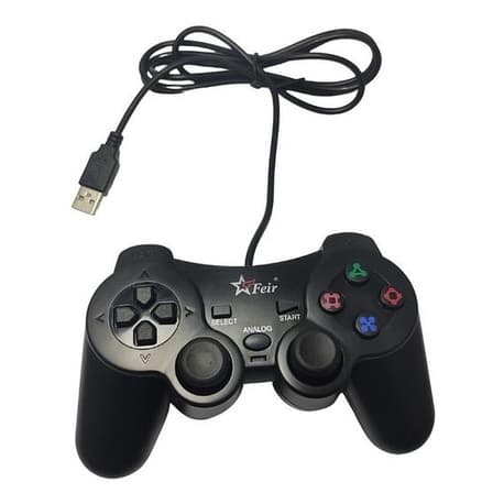 Controle USB modelo Playstation game retro PC