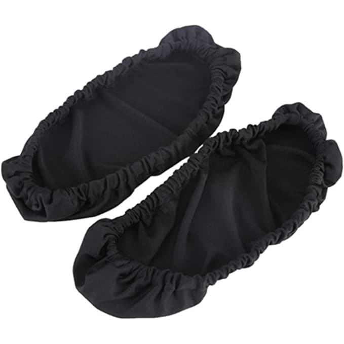 Capas de apoio de braço para cadeira de escritório, 1 par de capas removíveis para apoio de braço de cadeira de escritório com elástico (preta).