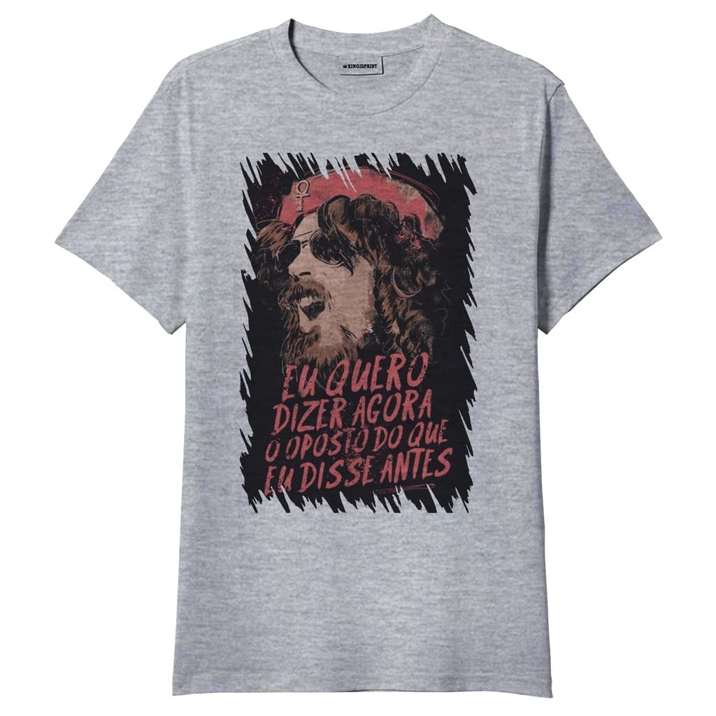 Camiseta Raul Seixas Oposto do Que Eu Disse