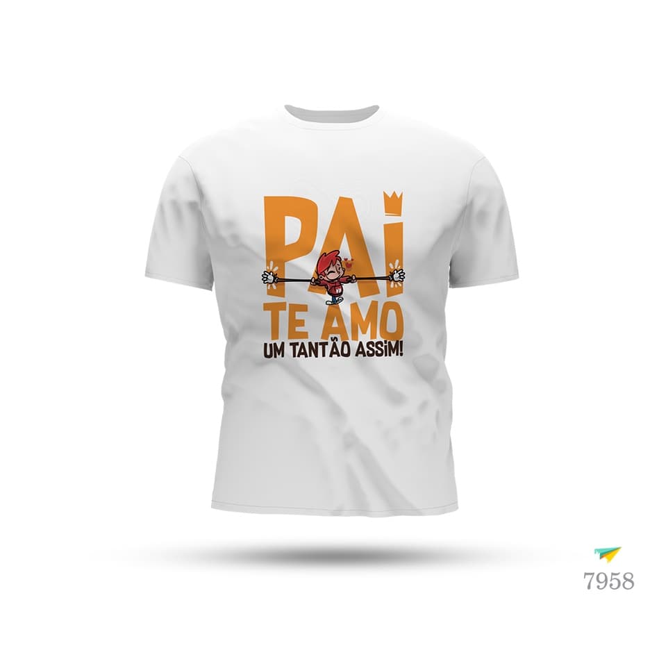 Camiseta Personalizada Presente para Pai Modelo 7
