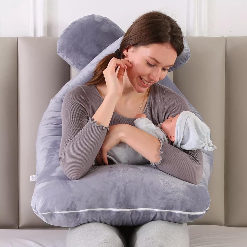 Almofada de Gestante Corpo Para Gravida e Amamentação 1,20m
