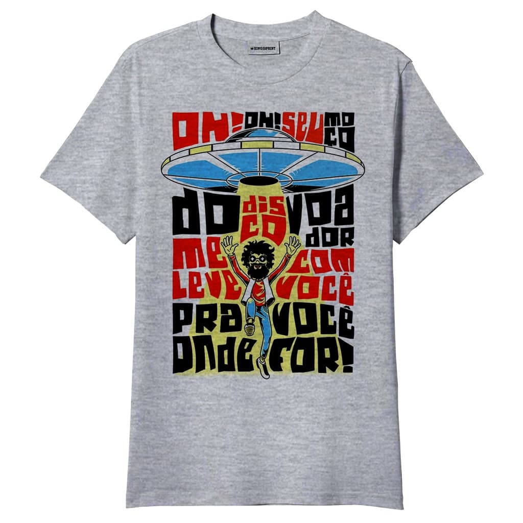Camiseta Raul Seixas Moço do Disco Voador