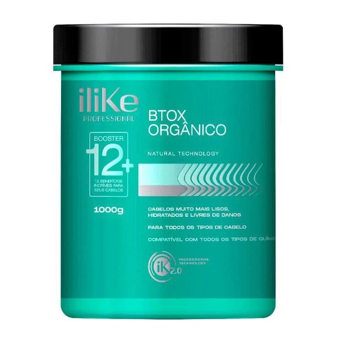 Btox Orgânico Sem Formol Ilike cabelos sem volume