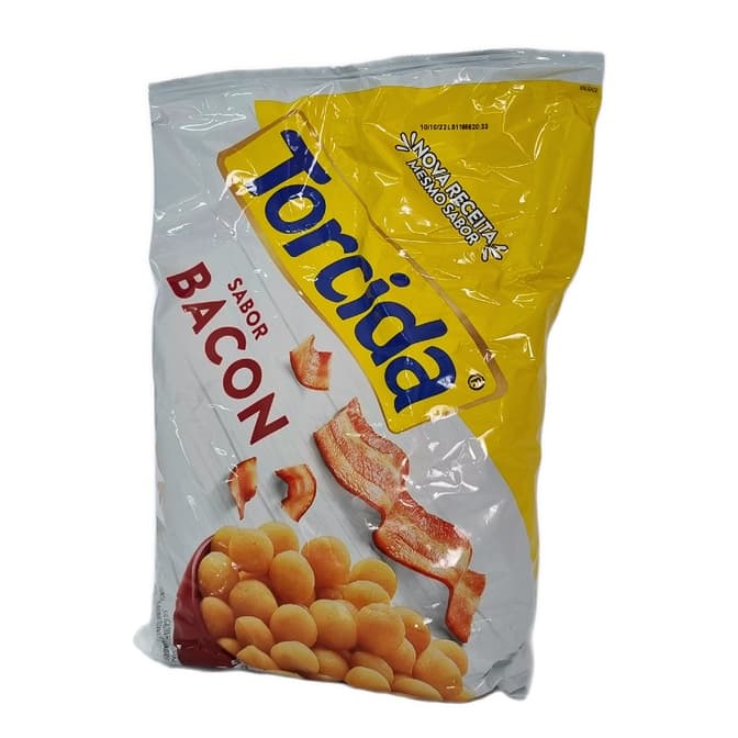 Salgadinho Torcida Bacon 420g Tamanho Família Pacote Gigante