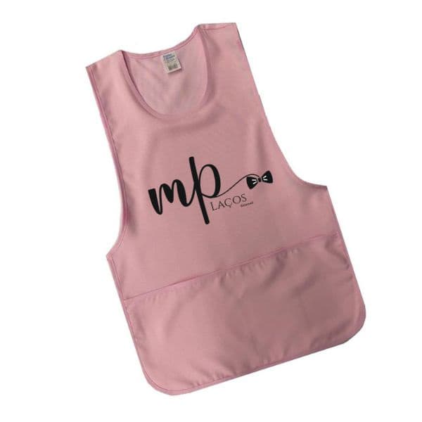 kit com 10 Avental Jaleco Rosa Bebê com Sua Logo Personalizado ROSA - Manicure - Nail Designer - Salão de Cabeleireira -  Professora - Estética- Uniforme