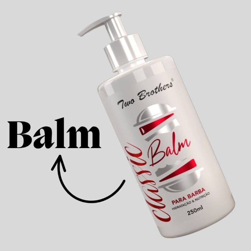 Balm Para Barba Two Brothers 250g Original Hidrata Alinha Amacia Fios E Melhora O Crescimento Da Barba