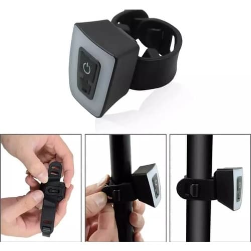 Sinalizador Traseiro Para Bike Capacete Usb Prova Mtb speed