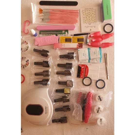 kit unha gel completo