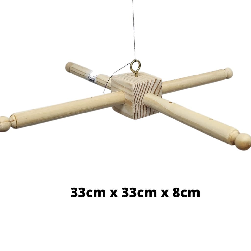 Suporte Para Móbile de Pinus Para Crianças | Decoração de Quarto Infantil