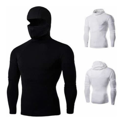 Camisa Peluciada Térmica Balaclava Blusa Neve Frio Bike Mont