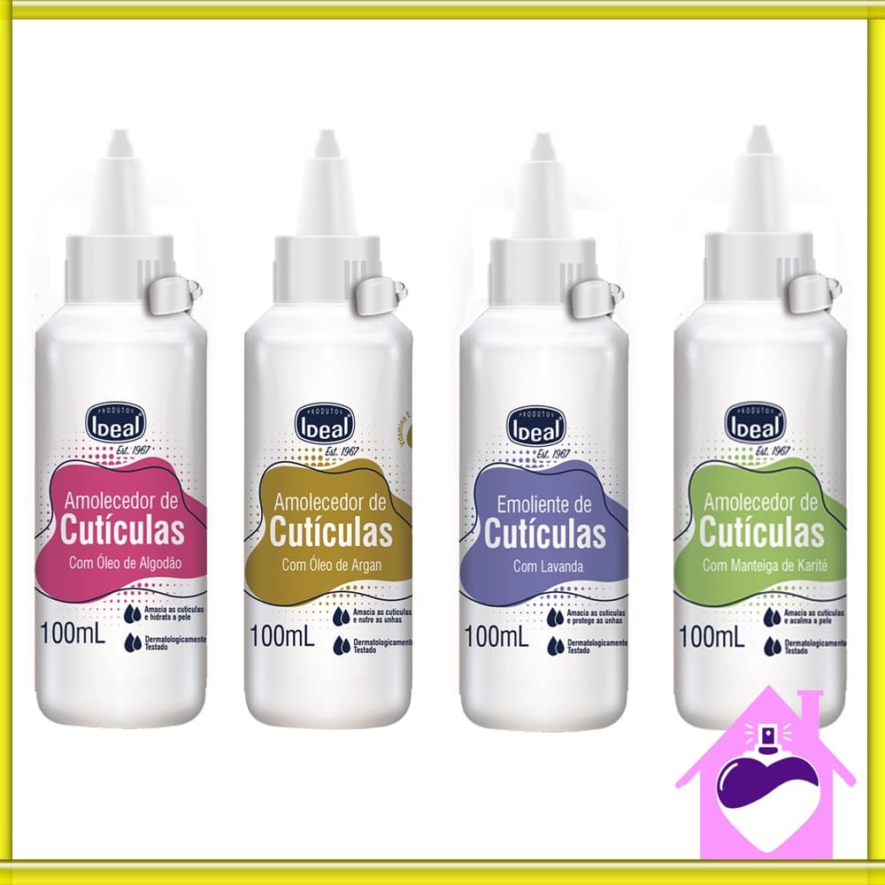 Amolecedor e Emoliente de Cuticulas Ideal 100ml