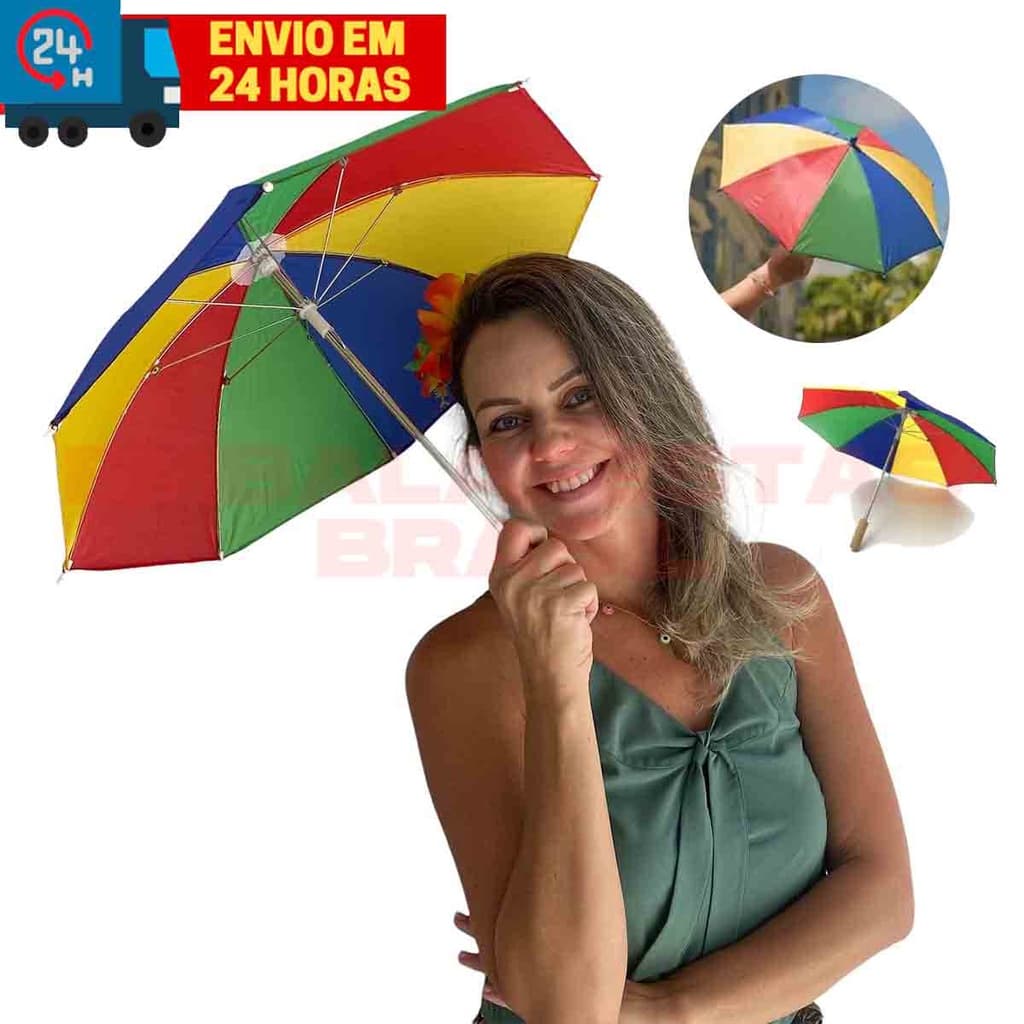 Guarda Chuva Frevo Sombrinha  Colorida Carnaval Frevo festas Decoração