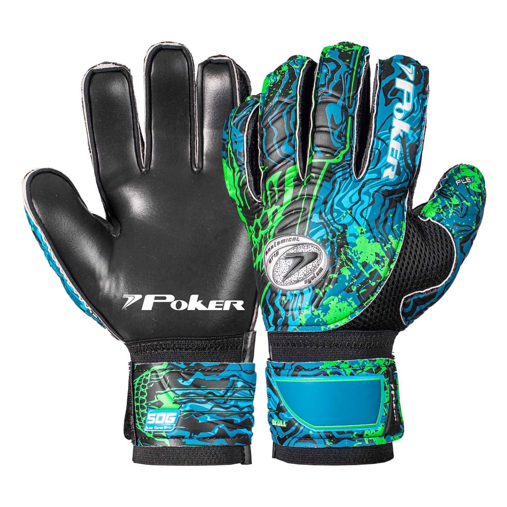 Luva De Goleiro Poker Semi Profissional Campo Multiterrenos