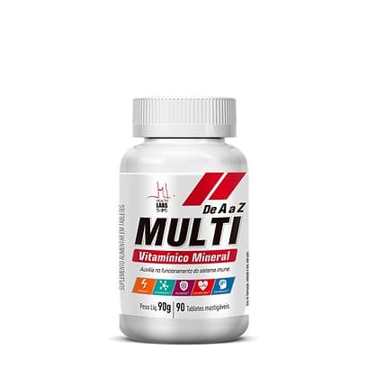 Multivitaminico De A-Z Pote 90 Caps - Health Labs