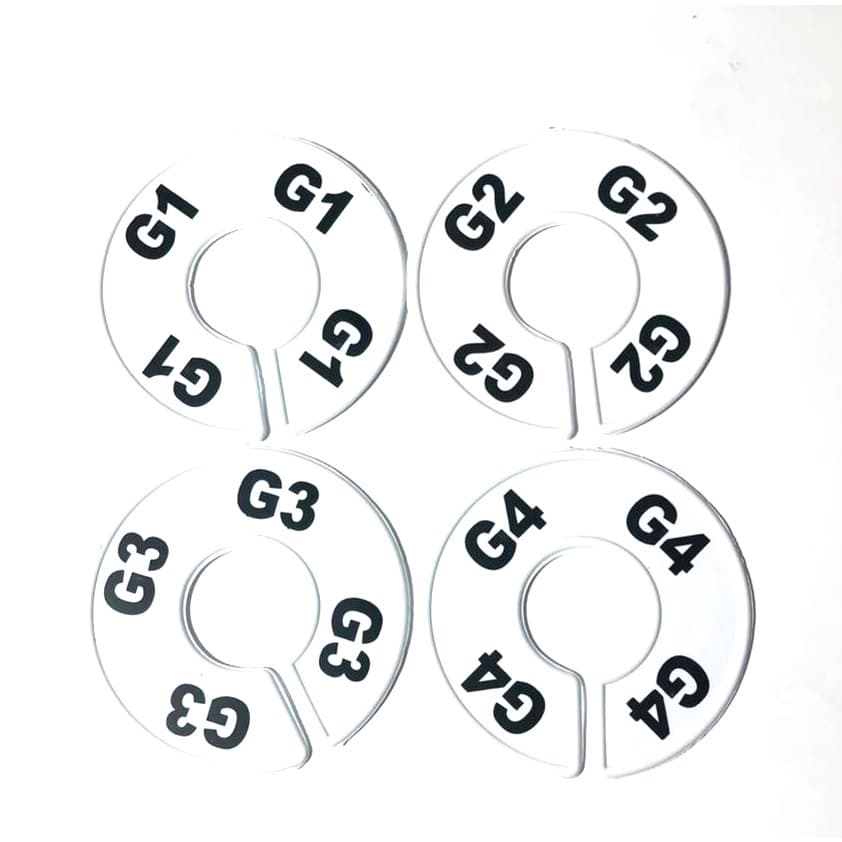Kit divisor de arara cabide  do G1 ao G4