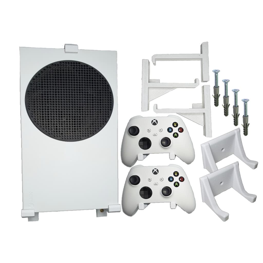 Suporte Parede Xbox Series S P/ (Console + 2 Controles)