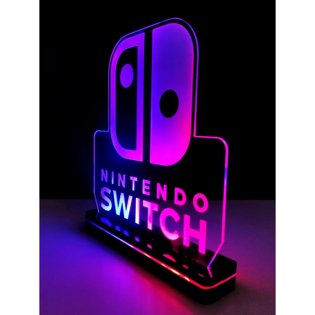 Luminária Led Gamer Nintendo Switch
