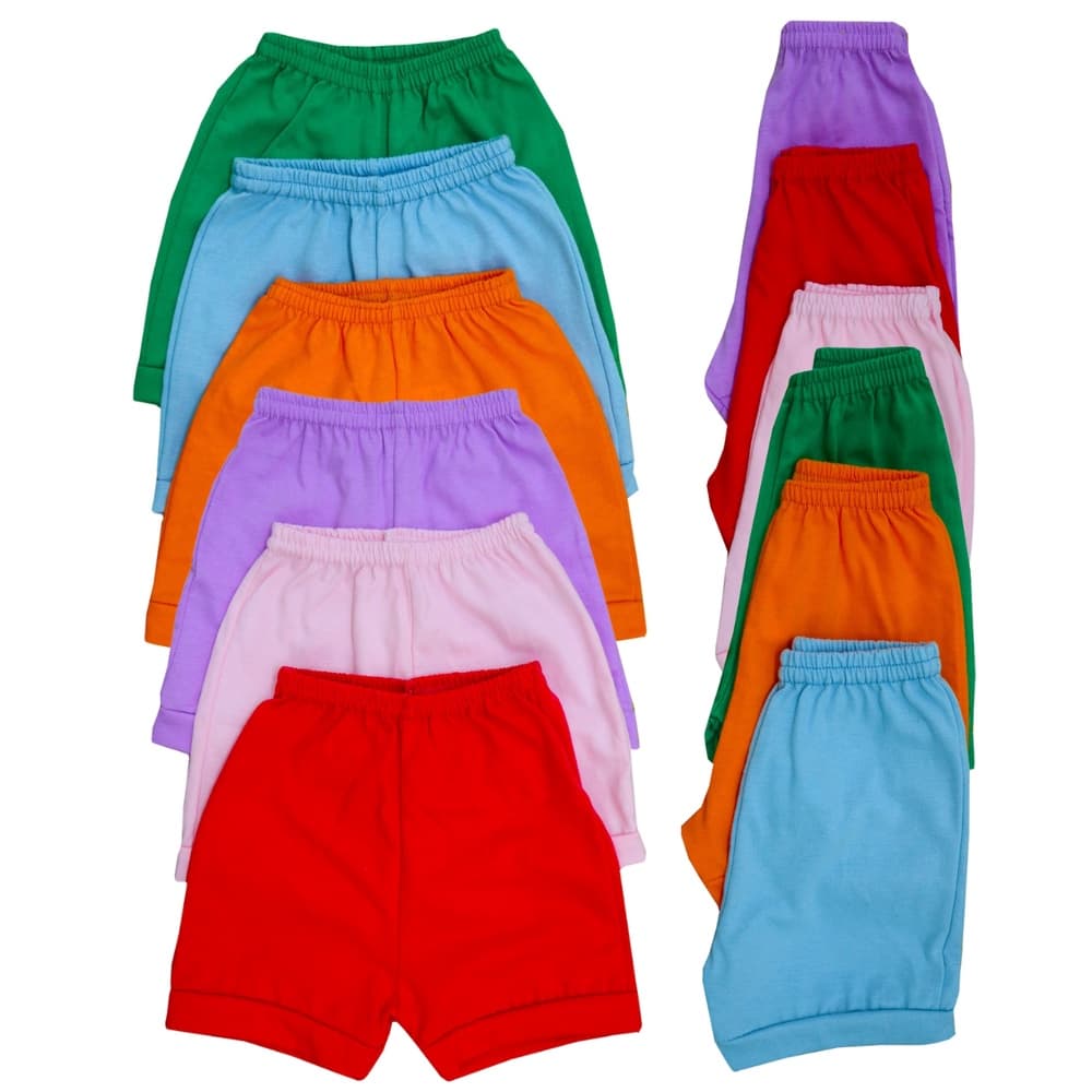 Kit 3 Shorts Bebê - Tamanhos Rn P M G Menina E Menino