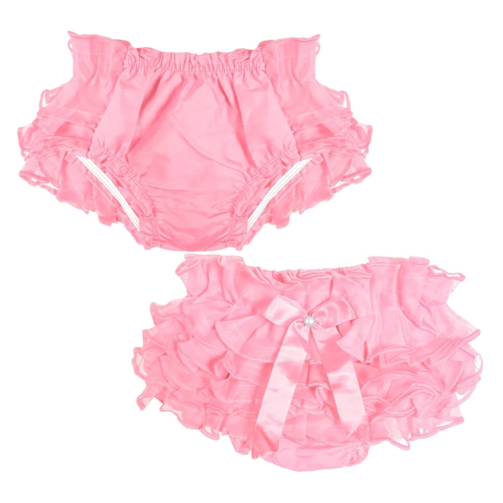 Calcinha Bebe Bunda Rica Frufru Babado Folho Cobre Fralda Fofa Kids