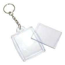 Chaveiro Acrilico 3x4 P/ Personalizar 10 unidades