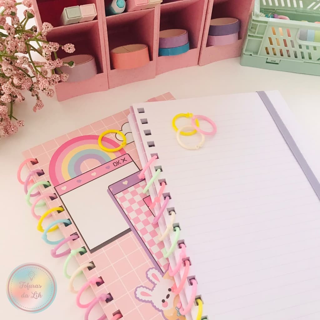 Caderno argolado Game Retrô - Buendía