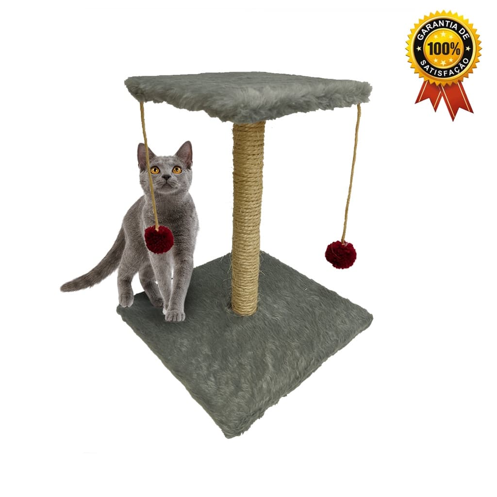 Arranhador Para Gatos Poste com Brinquedo Gato Exclusivo