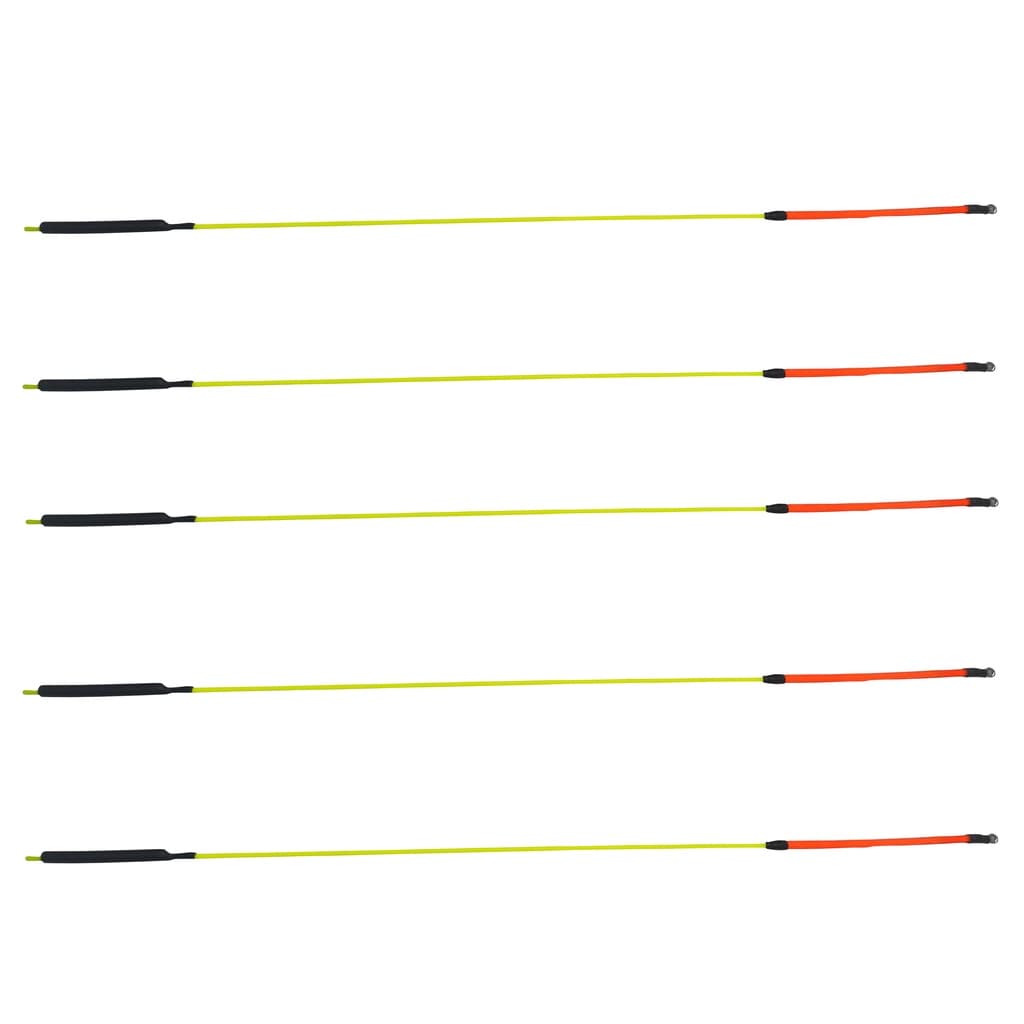 Kit Ponteira Inteligente Dedo Duro para Vara Telescópica com Argola Cor Amarelo com Laranja Pesca Tilápia / Curimba / Piau - Escolha a quantidade