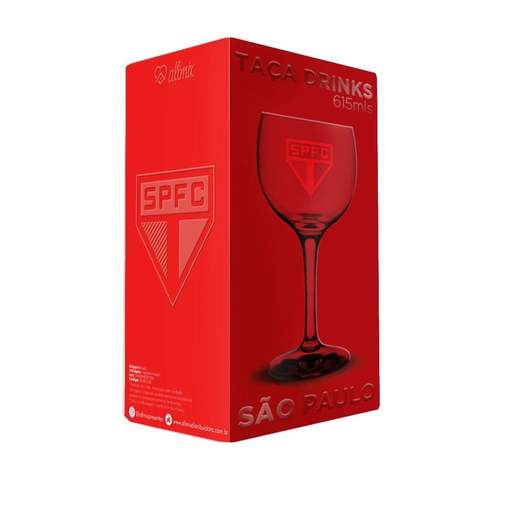 Taça São Paulo Taça Drinks Prime Licenciado Taça Gin Times