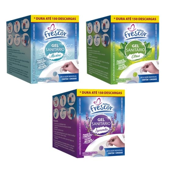 Gel Sanitario Adesivo 7 G Novo Frescor